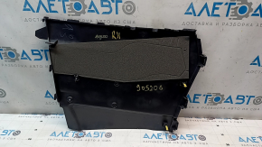 Накладка центральной консоли нижняя правая Lexus RX350 RX450h 10-13 черная, царапина, надлом крепления