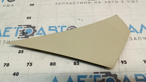 Накладка центральної консолі задня права Lincoln MKZ 13-20 бежева, подряпина