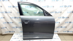 Дверь в сборе передняя правая Audi Q5 8R 09-17 keyless, графит LX7R, скол