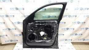Дверь в сборе передняя правая Audi Q5 8R 09-17 keyless, графит LX7R, скол, вмятины