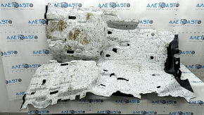 Покрытие пола заднее Mazda CX-90 24-26 PHEV, черное, под чистку