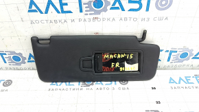 Козирок правий Porsche Macan 15-21 шкіра чорний, без гачка, під панораму, зламане кріплення
