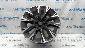 Диск колесный R21 x 9.5J ET45 Mazda CX-90 24-26 черный с серебром, бордюрка