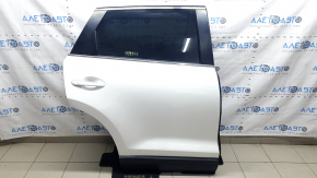 Дверь в сборе задняя правая Mazda CX-9 16-23 белый 25D, сколы, потёртость