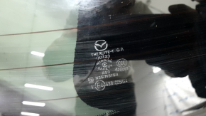 Дверь багажника голая со стеклом Mazda CX-9 16-18 электро, белый 25D