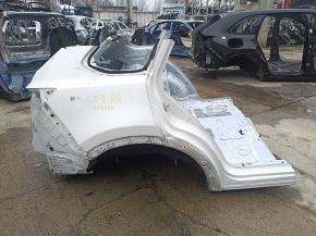 Четверть крыло задняя правая Mazda CX-9 16-23 белая, на кузове, вмятины
