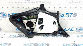 Накладка задней стойки левая Infiniti QX50 19-25 задняя, черная, затерта