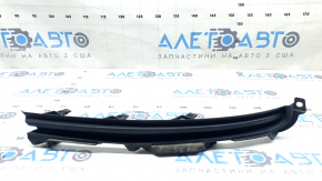 Решітка бампера ліва Mazda CX-9 16-23 без птф, структура, пісок, тріщина у кріпленні