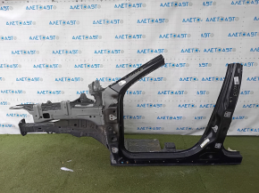 Четверть передняя левая Jeep Cherokee KL 19-23 отпилена, с центральной стойкой, черная