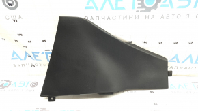 Накладка центральної консолі збоку ліва Mazda CX-9 16-23 передня, чорна, потертість