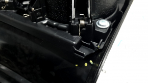 Подлокотник Mazda CX-9 16-23 кожа, черный, с подстаканниками, потёрта кожа, сломано крепление