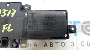 Управление водительским сиденьем Audi A3 8V 15-20 черное, с кнопками