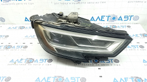 Фара передня права у зборі Audi A3 8V 17-20 LED з нижнім кріпленням, під полірування.
