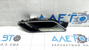 Ручка дверей внутрішня задня права Audi A3 8V 15-20 чорна, з підсвічуванням