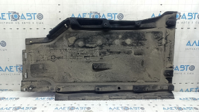 Защита днища левая Audi A4 B9 17-25 надрыв, потерта, примята
