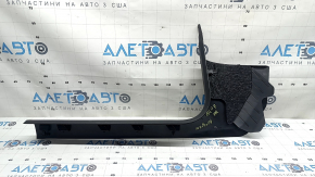 Накладка порога внутренняя передняя правая Audi A4 B9 17-25 черная, царапины