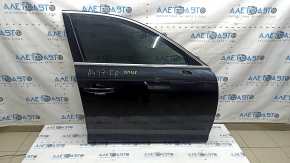 Двері в зборі передні права Audi A4 B9 17-19 чорний LY9B, keyless, подряпини на молдингу, тичка