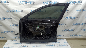 Дверь в сборе передняя правая Audi A4 B9 17-18 черный LY9B, keyless, царапины на молдинге, тычка