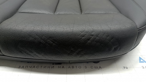 Подушка заднего ряда сидений Audi A4 B9 17-19 кожа черная, с подогревом, примято, под химчистку, царапина
