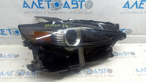 Фара передняя правая в сборе Mazda CX-30 20-23 LED, электро корректор, мусор внутри, без блока