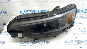 Фара передняя левая в сборе Jeep Cherokee KL 19-23 LED, под полировку, паутинка