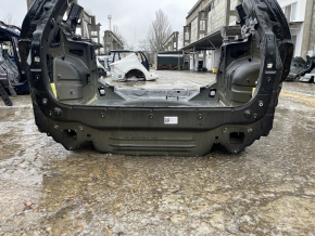 Задня панель Jeep Cherokee KL 14-23 2 частини, на кузові, чорна