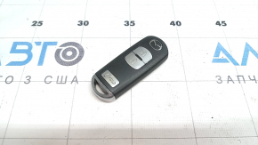 Ключ Mazda CX-9 16-20 smart, 3 кнопки, поліз хром, потертий, подряпини немає фрагмента корпусу