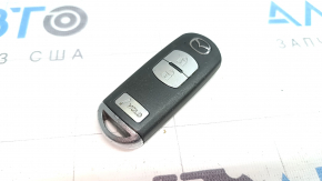Ключ Mazda CX-9 16-20 smart, 3 кнопки, полез хром, потерт, царапины нет фрагмента корпуса