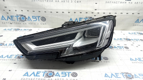 Фара передняя левая в сборе Audi A4 B9 17-19 Full LED, песок