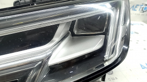 Фара передняя левая в сборе Audi A4 B9 17-19 Full LED, песок