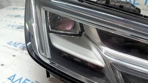 Фара передняя правая в сборе Audi A4 B9 17-19 Full LED, песок