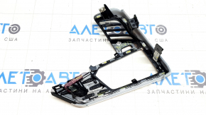 Накладка передней панели левая BMW X7 G07 19-22 под дерево Fineline/metal, с подсветкой, царапины, потёрто