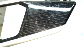 Накладка передней панели левая BMW X7 G07 19-22 под дерево Fineline/metal, с подсветкой, царапины, потёрто