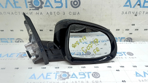 Зеркало боковое правое в сборе BMW X7 G07 19-22 9 пинов, поворотник, подогрев, память, BSM, камера, Shadow-Line, черное, царапины, песок