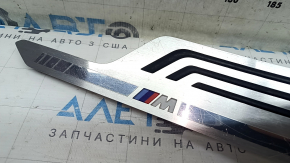 Вставка накладки порога задня ліва BMW X7 G07 19-26 хром з підсвічуванням під 6 місць, M-Sport, подряпини
