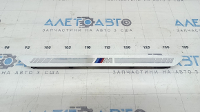 Вставка накладки порога передня права BMW X7 G07 19-26 хром з підсвічуванням, M-Sport, подряпини