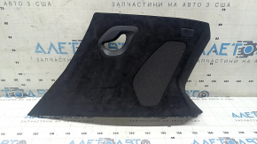 Накладка задньої стійки задня ліва BMW X7 G07 19-26 алькантара Schwarz під динамік, з заглушкою, подряпини