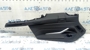 Обшивка арки ззаду ліва верхня BMW X7 G07 19-22 шкіра Vernasca, Schwarz, вставка під дерево Fineline/metal з молдингом, підлокітник чорна шкіра, прим'ято, подряпини, тички, зламане кріплення
