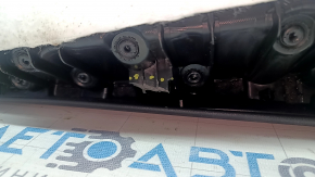 Обшивка арки задняя правая верхняя BMW X7 G07 19-22 кожа Vernasca, Schwarz, вставка под дерево Fineline/metal с молдингом, подлокотник черная кожа, примято, царапины, тычки, сломаны крепления