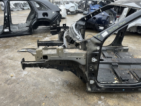 Четверть передняя левая Jeep Cherokee KL 19-23 на кузове, черная, крашенная