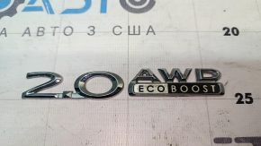 Емблема напис 2.0 AWD ECO BOOST кришки багажника Lincoln MKZ 13-16