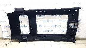 Обшивка потолка BMW X7 G07 19-26 под панораму и дефлектора обдува 3 ряда, алькантара, Schwarz, с дефлекторами обдува, с плафонами, с микрофонами, под чистку, царапины, надрыв