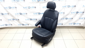 Сидіння 2 ряди ліве BMW X7 G07 19-22 з airbag, електричне, підігрів, під 6 місць, шкіра Vernasca, Schwarz, потертість на шкірі