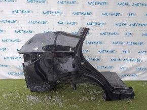 Чверть крило заднє праве Hyundai Santa FE Sport 13-18 відпиляна, чорна, тички