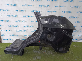 Чверть крило задня ліва Hyundai Santa FE Sport 13-18 відпиляна, чорна, тички