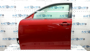 Дверь в сборе передняя левая Toyota Camry v40 keyless, красный 3R3, тычки, вмятина