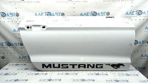 Двері голі передні праві Ford Mustang mk6 15-23 білий YZ, пофарбовані 0,2-0,35