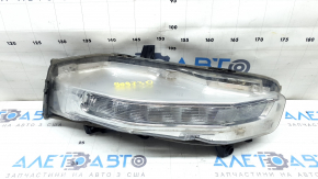 Поворотник дхо/drl левый Ford Mustang mk6 18-23 рест LED, песок, потёрт