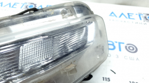 Поворотник дхо/drl левый Ford Mustang mk6 18-23 рест LED, песок, потёрт