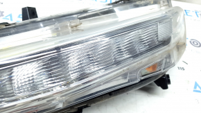 Поворотник дхо/drl левый Ford Mustang mk6 18-23 рест LED, песок, потёрт